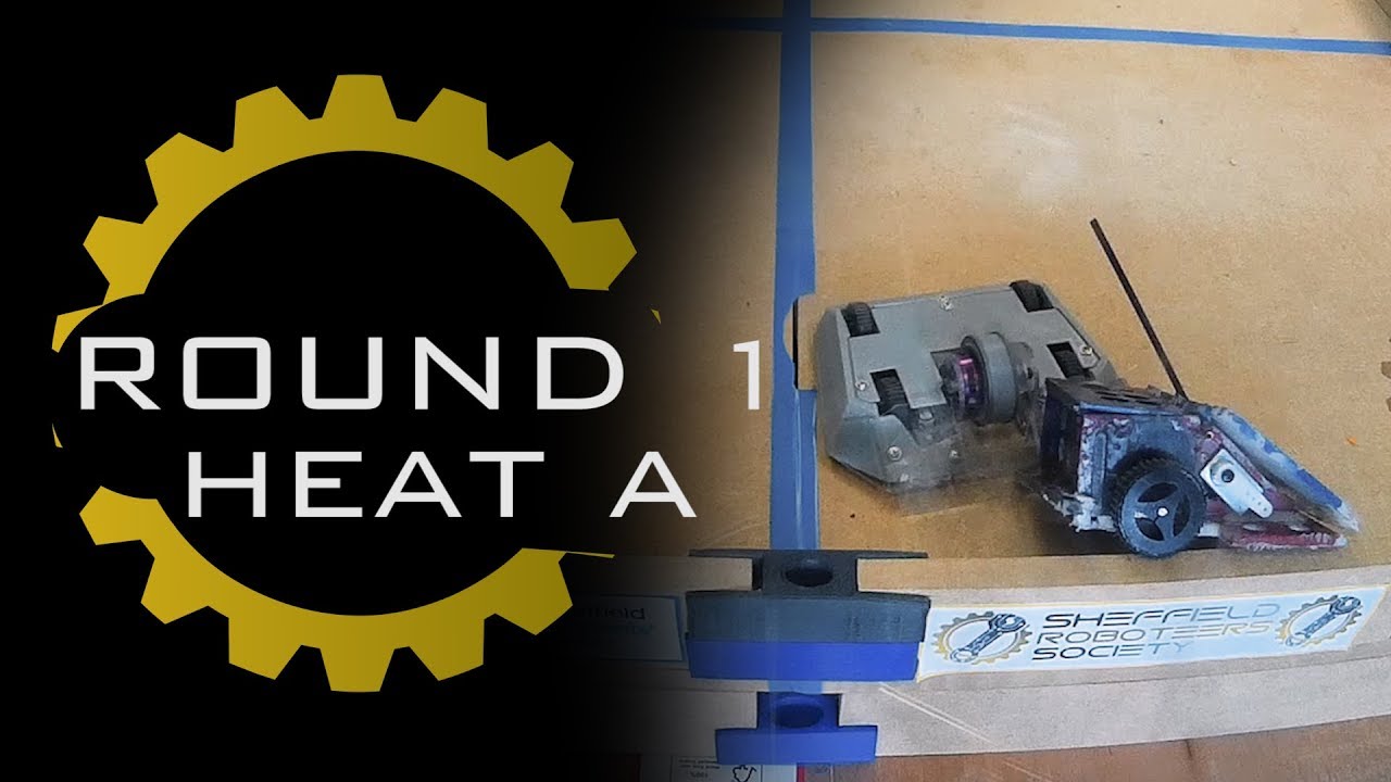 Round 1 Heat A - Sheffield Roboteers vs Robodojo