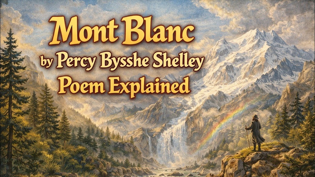 Mont Blanc by Percy Bysshe Shelley | Poem Explained