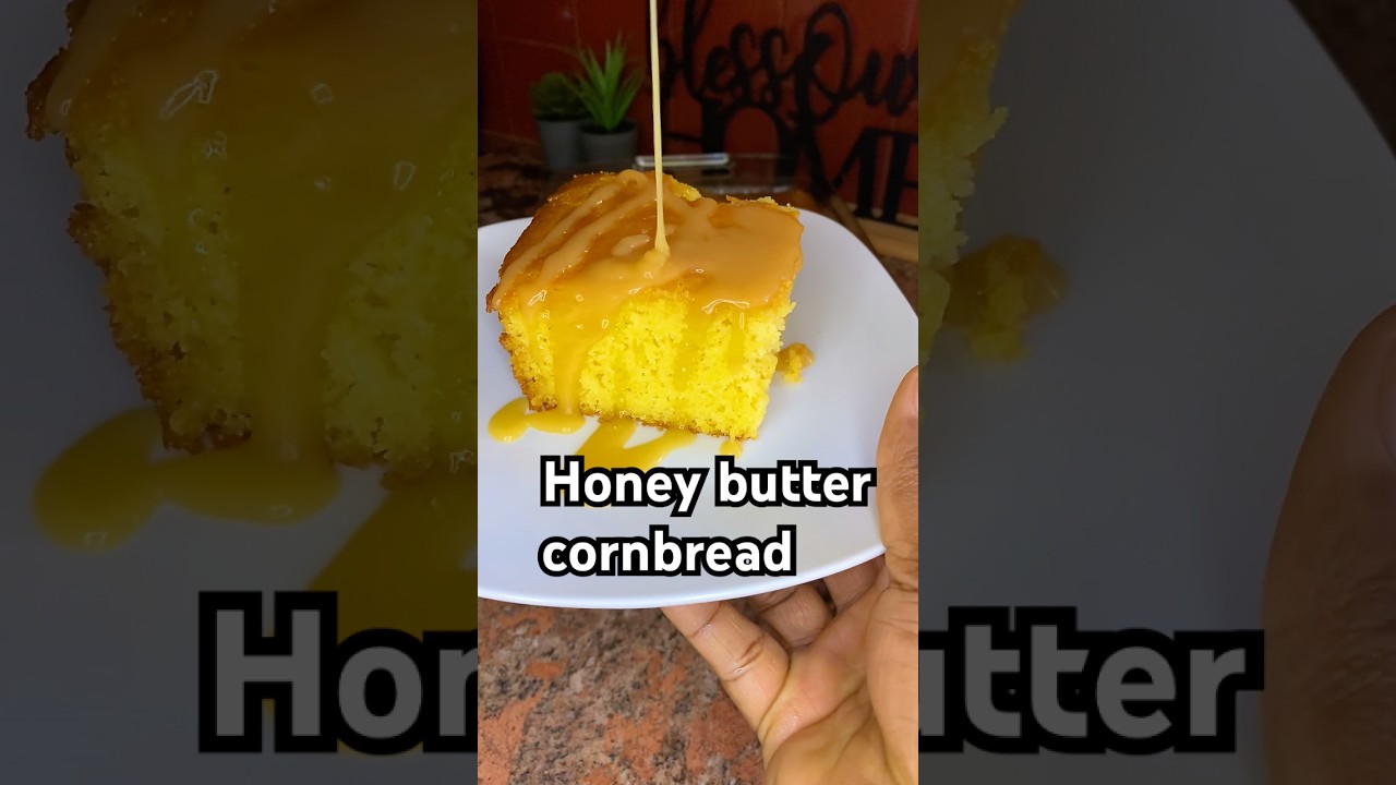 Как приготовить кукурузный хлеб с медом и маслом с нуля, рецепт в комментариях #рецепткукурузного...