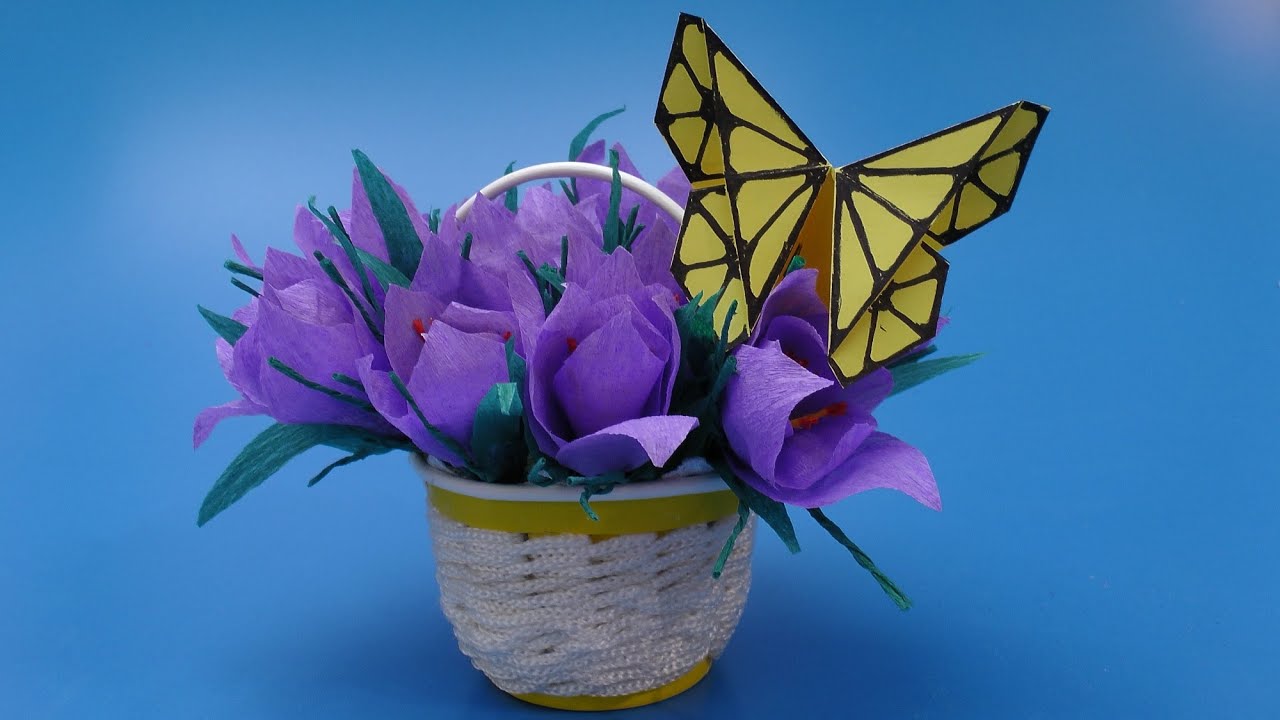 Original decorative basket made by hand.  Original cesta decorativa realizada artesanalmente.