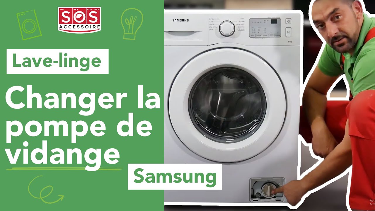 💦 Comment changer la pompe de vidange sur un lave-linge Samsung ?