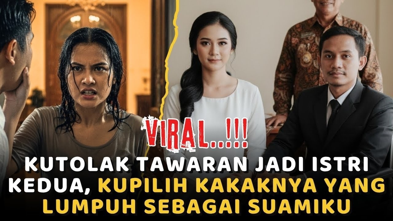 KUTOLAK TAWARAN JADI ISTRI KEDUA, KUPILIH KAKAKNYA YANG LUMPUH...