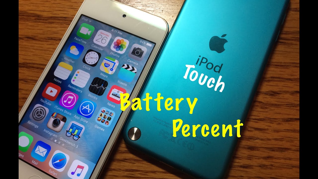 Enable iPod Battery Percent iOS 9 NO JAILBREAK