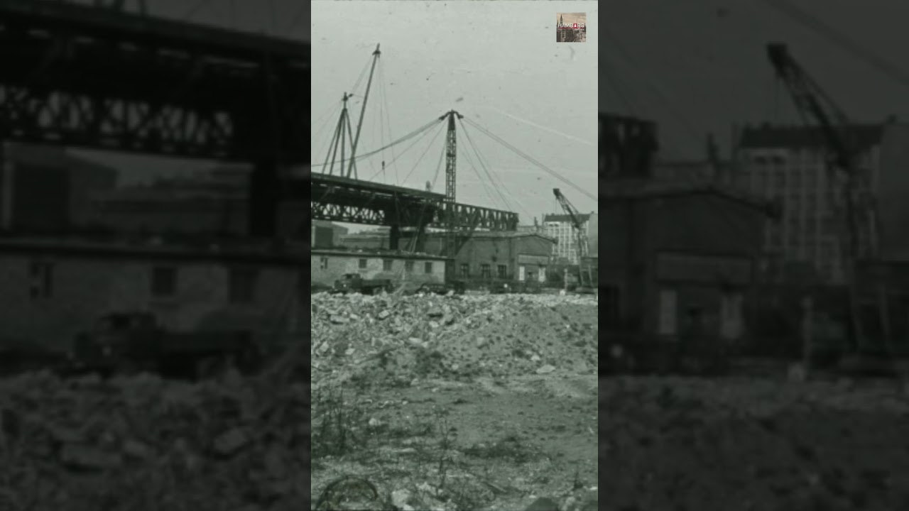 HAMBURG damals #shorts - Hochbahnzweiglinie Rothenburgsort