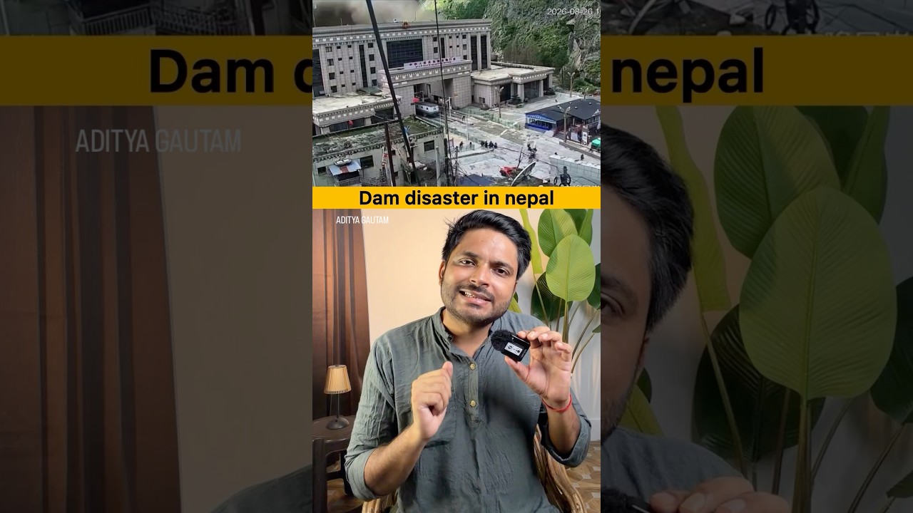 What cause sudden flood and massive disaster in nepal? UP bihar on high alert #shortsfeed #nepal
