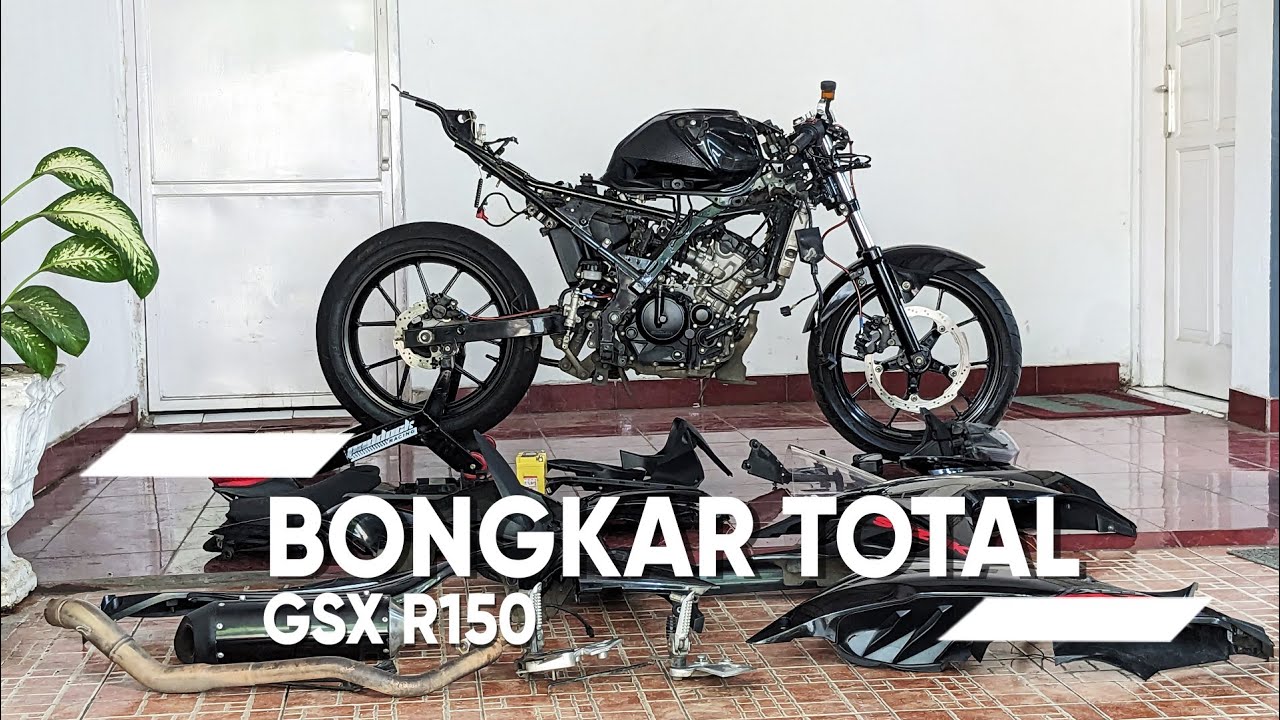 BONGKAR SUZUKI GSX-R150 UNTUK PENGECEKAN PART-PART YANG HARUS DIGANTI