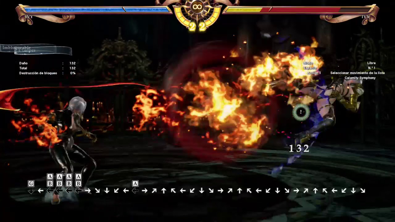 Soul Calibur VI - Training Calamity Symphony (Fast Sequence)