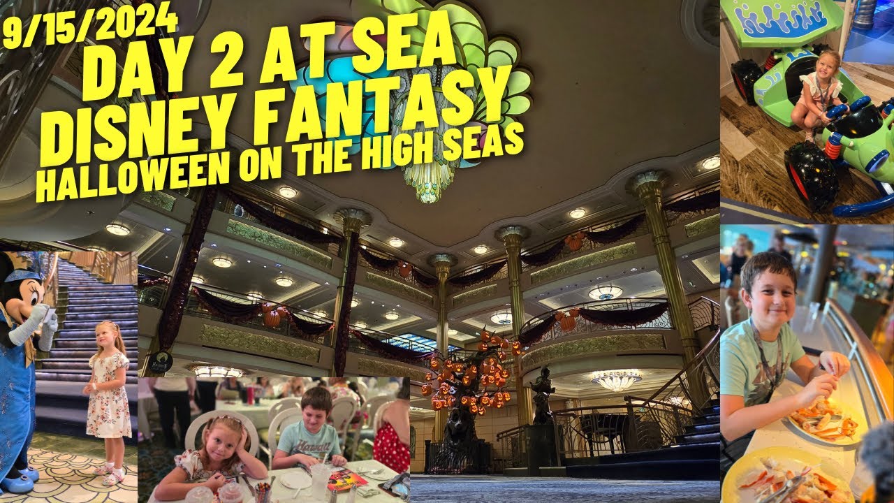 Day 2 of the Disney Fantasy Halloween on the High Seas - Disney Cruise Line 9/15/2024