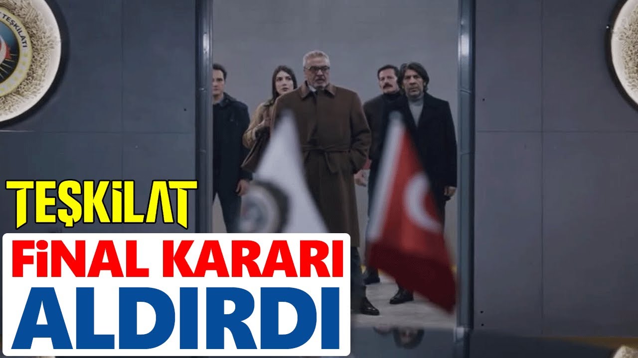 TRT'nin MİT'i konu alan dizisi Teşkilat final kararı aldırdı