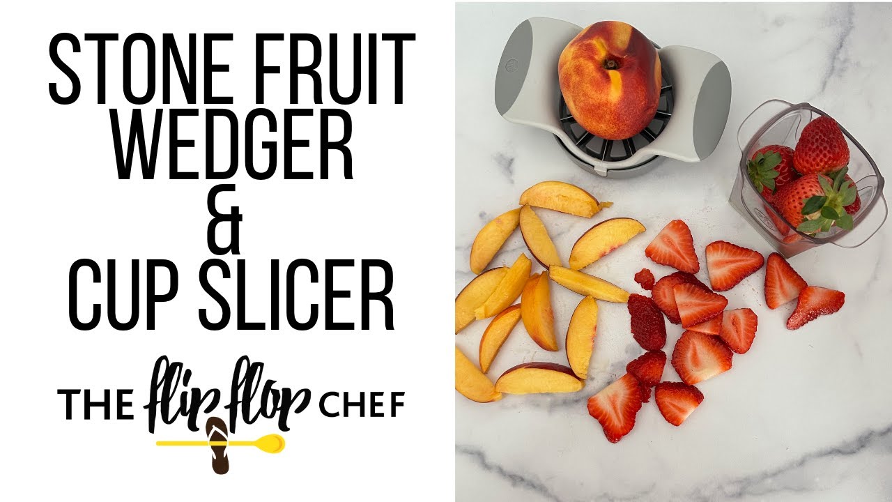 Pampered Chef Stone Fruit Wedger & Cup Slicer
