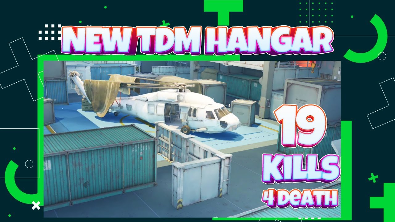 New TDM Map Hangar | First Gameplay Insane PUBG Hanger Map