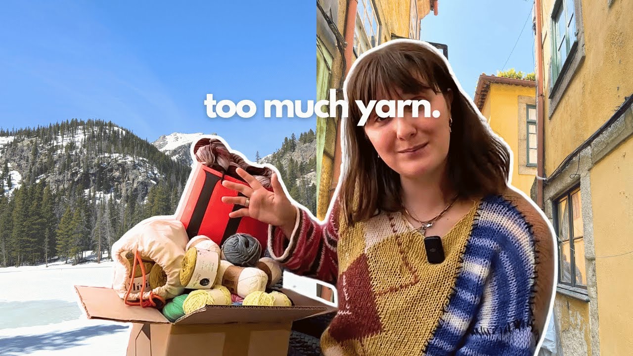 the lost yarn haul | what I bought in denver, porto, and from drops, vinted
