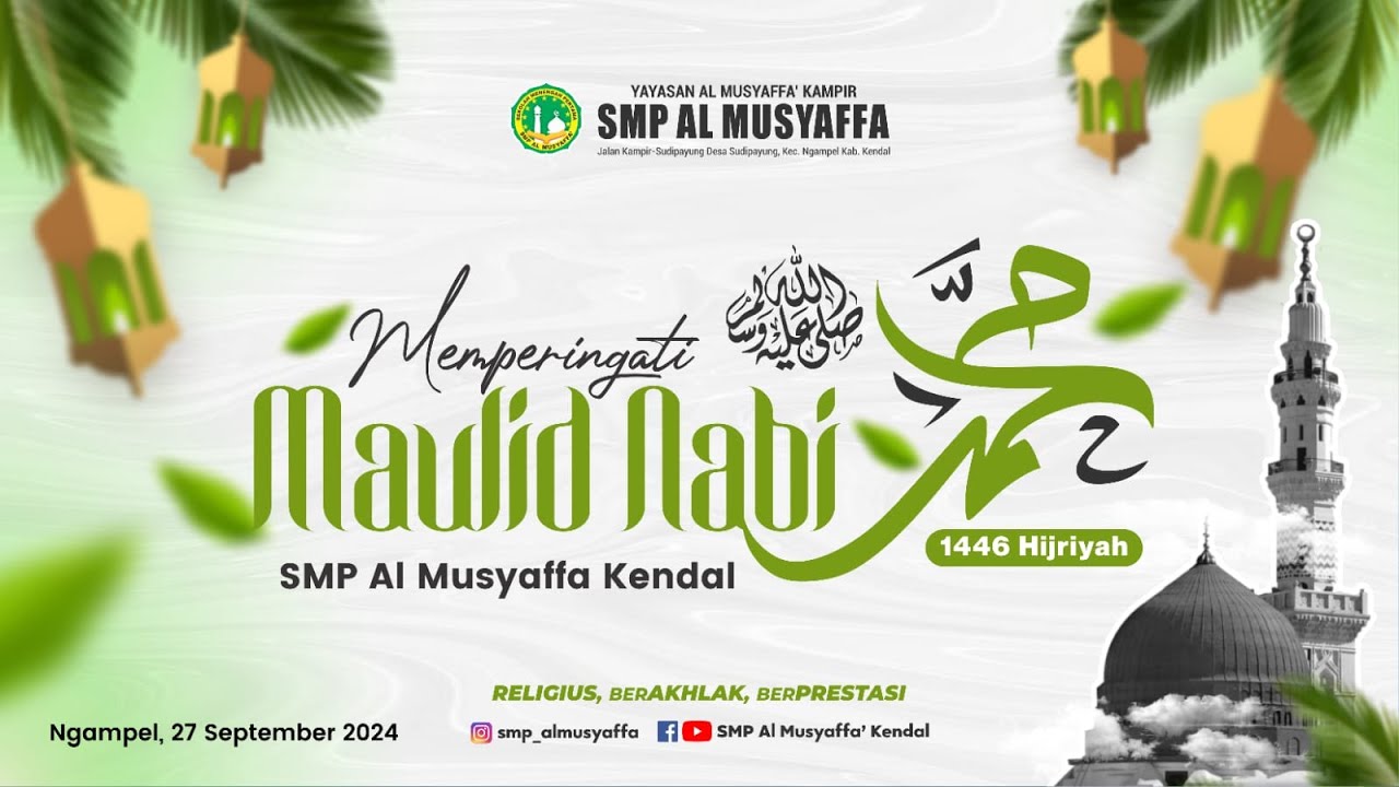 Memperingati Hari Maulid Nabi - SMP Al Musyaffa