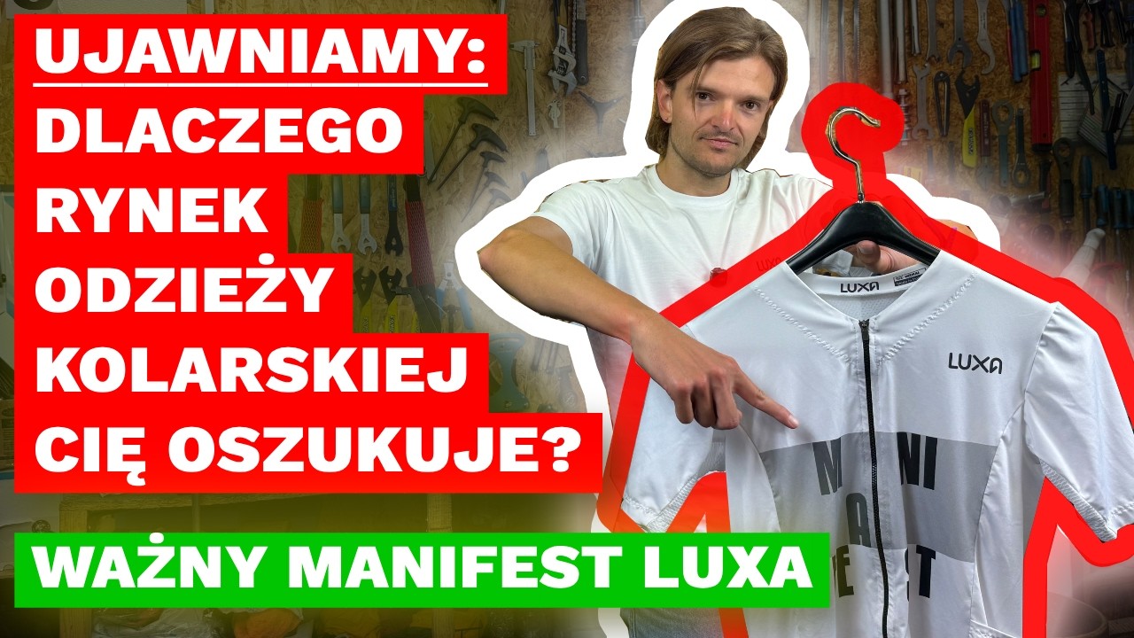 JAK POWSTAJE ETYCZNA ODZIEŻ KOLARSKA W POLSCE? | KULISY POLSKIEJ MARKI LUXA I PROJEKTU MANIFEST