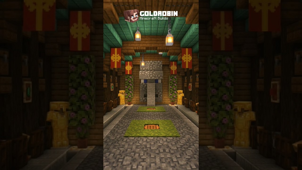 Minecraft Villager Trading Hall #shorts