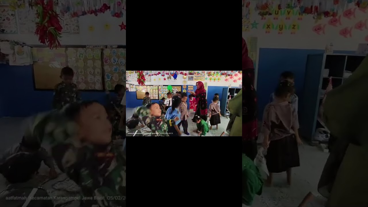 Bermain hujan²an media kertas