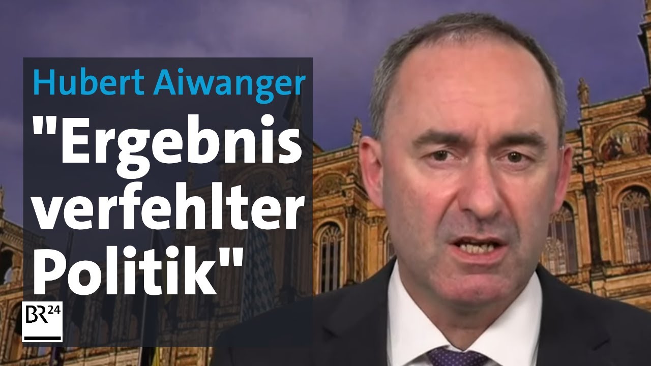 Hubert Aiwanger: Streiks sind das Ergebnis verfehlter Politik | Kontrovers | BR24