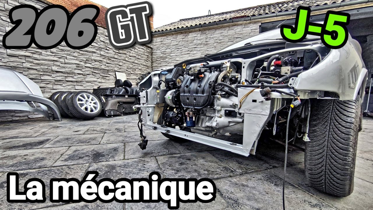 206 GT S16 J-5 La mécanique