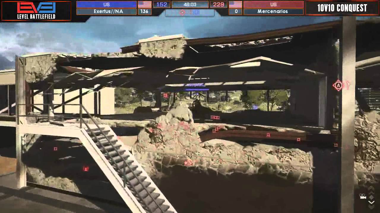 Exertus//NA vs Mercenarios LevelBF 10V10 Conquest