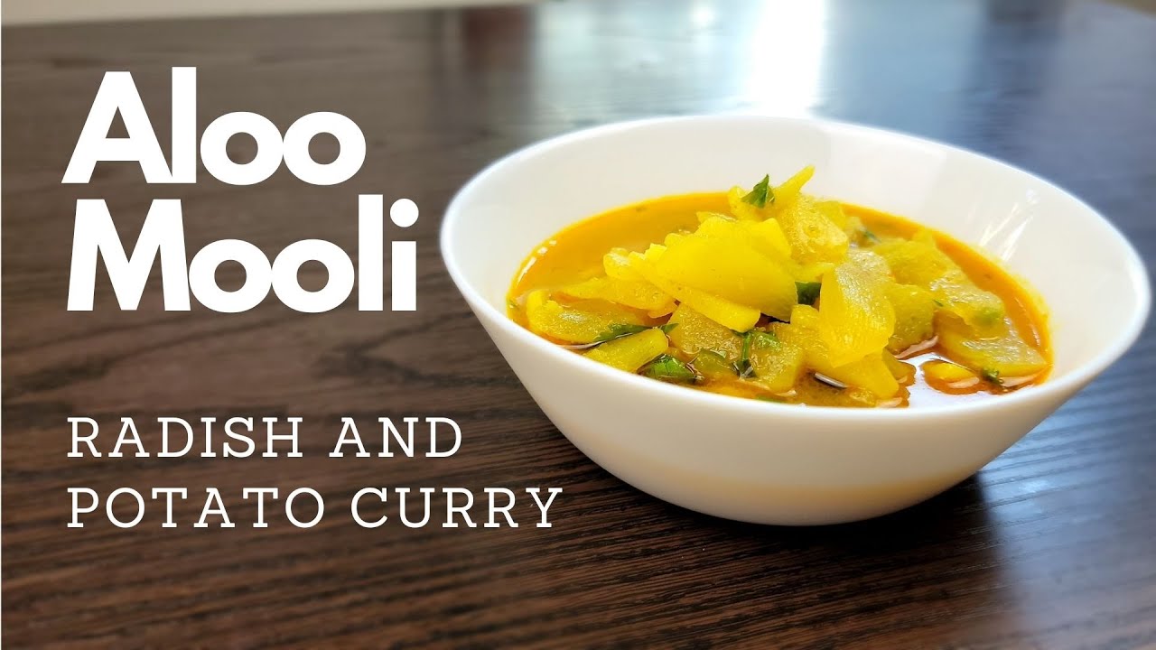 Radish and Potato Curry | Aloo Mooli Pahadi Style