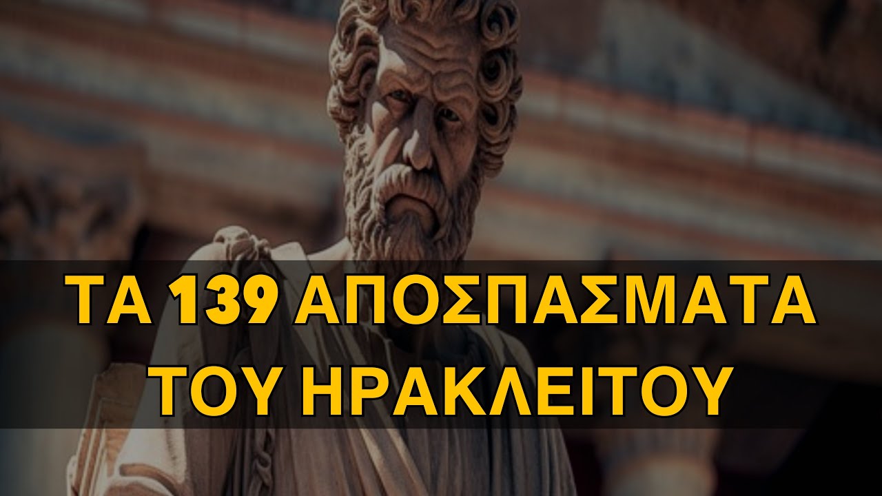 ΗΡΑΚΛΕΙΤΟΣ: Τα 139 αποσπάσματα του με σχόλια - ο Ηράκλειτος είναι πιο επίκαιρος από ποτέ-επανάληψη