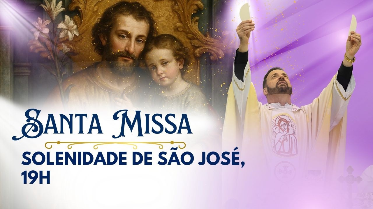 Santa Missa com Frei Rinaldo | Solenidade de São José | Igreja São Peregrino | 19/03/26 às 19h