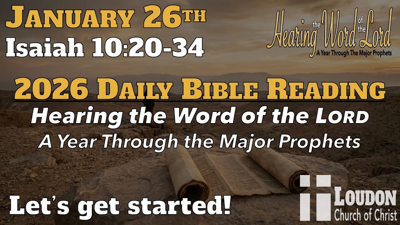 2026 Daily Bible Reading - January 26