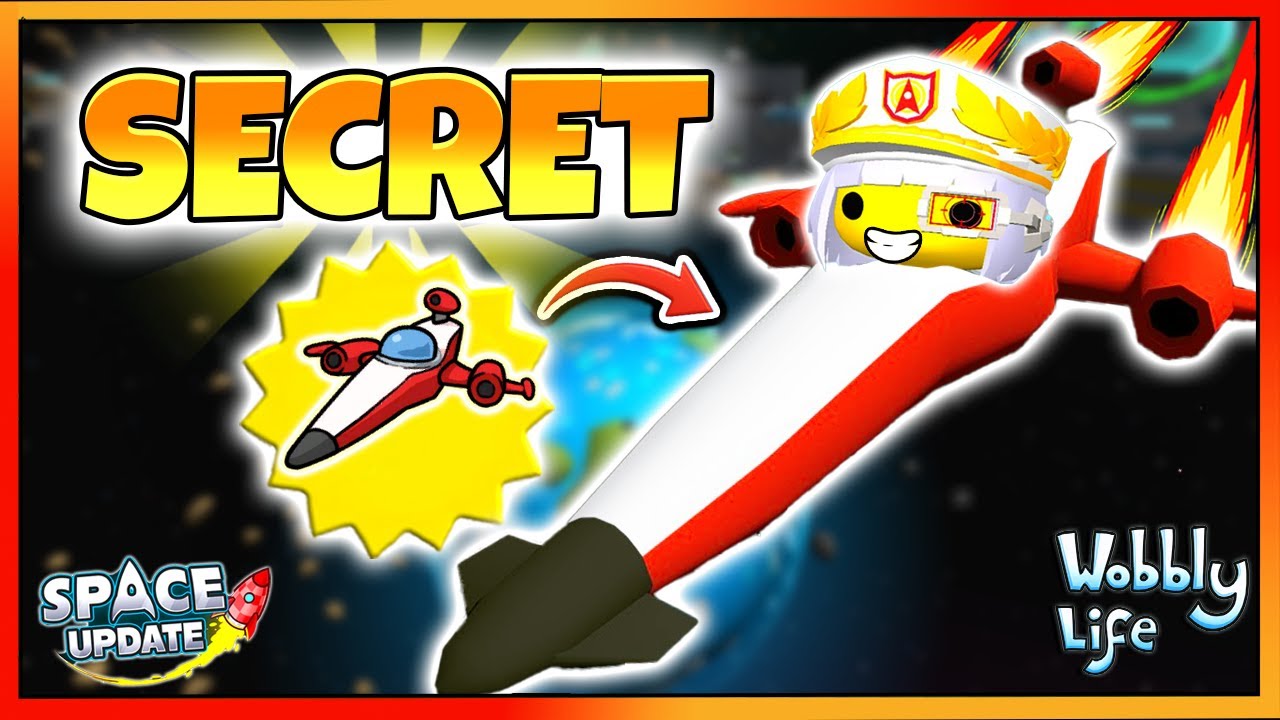 WOBBLY LIFE SPACE UPDATE SECRET: Raketenautoschiff freischalten! 🚀🛸