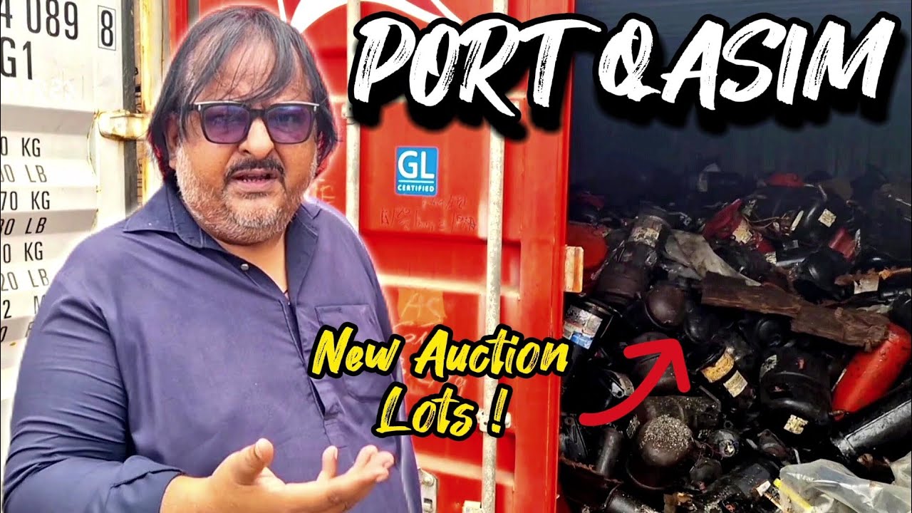 Port Qasim Auction ka Maal  | Daily Auction | NEW Lots Containers Ground