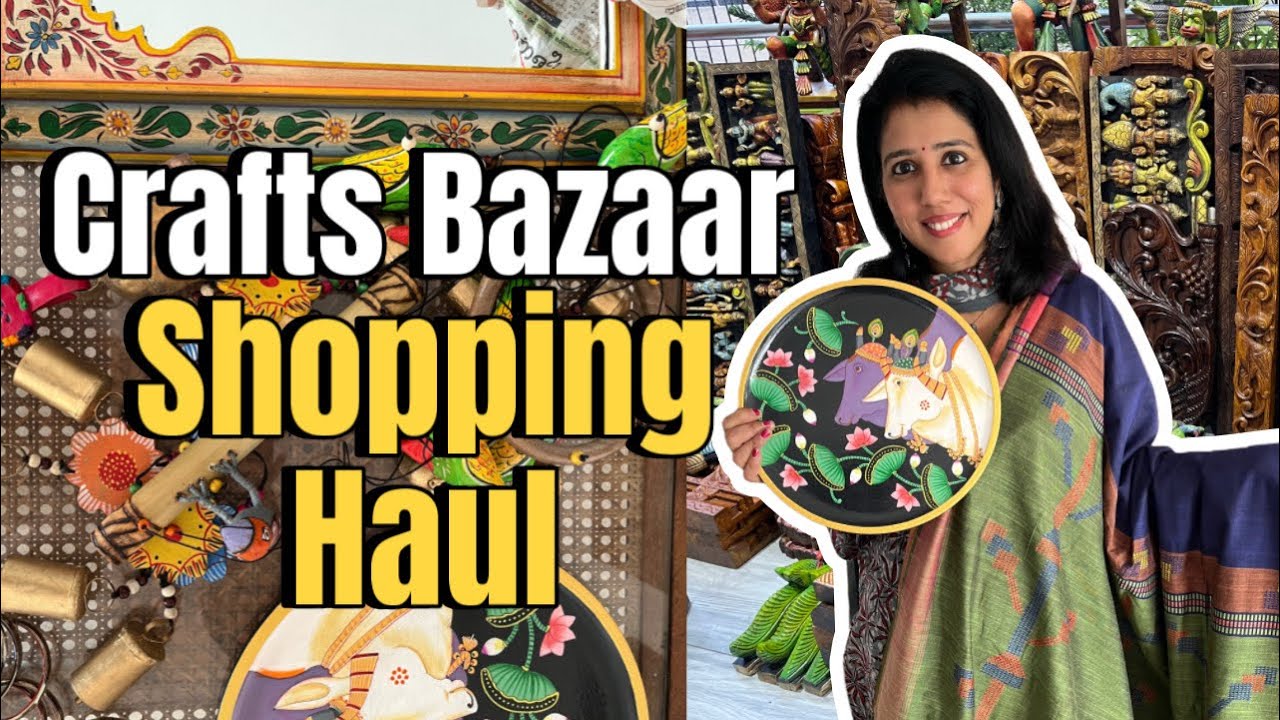 Crafts Bazaar Shopping Haul | What I bought from artisans expo Chennai 