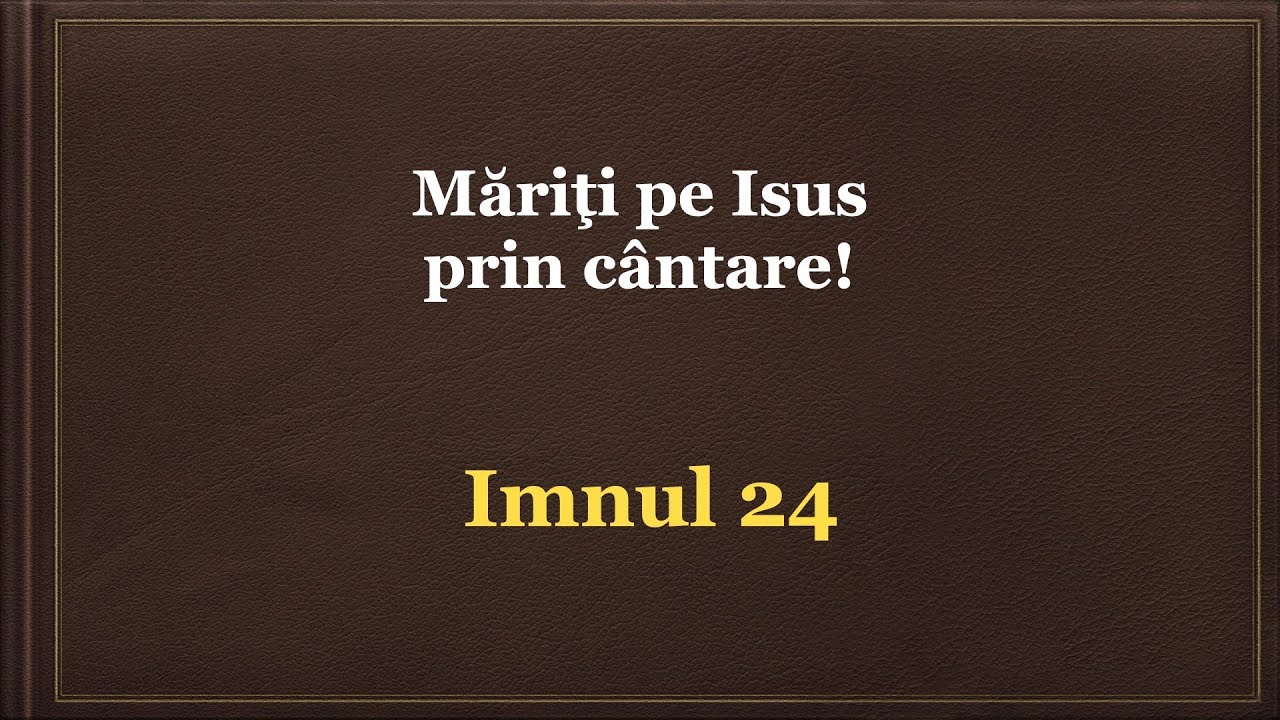 Măriţi pe Isus  prin cântare!