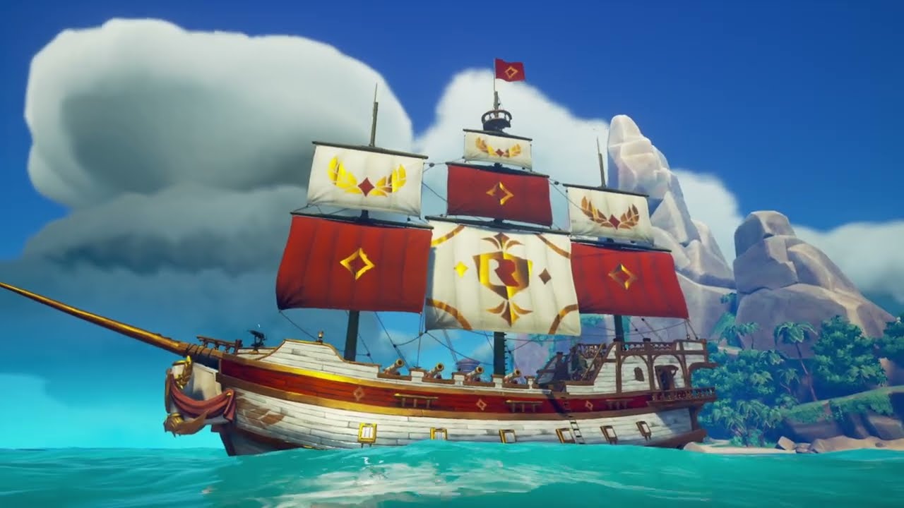 Barbossa1978 shows you that Sea of Thieves  🏵️R♦️ RARE REGALIA ♦️R🏵️ Ship Set