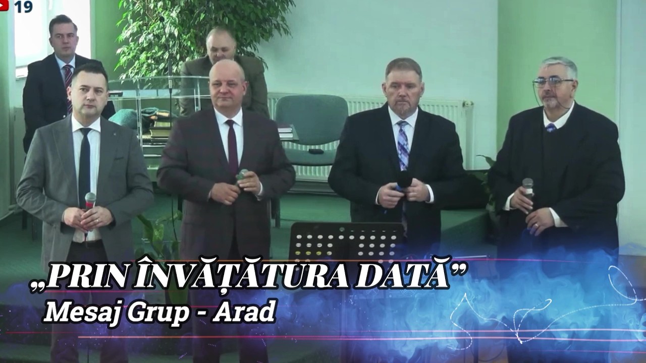 „PRIN ÎNVĂȚĂTURA DATĂ” - MESAJ GRUP ARAD