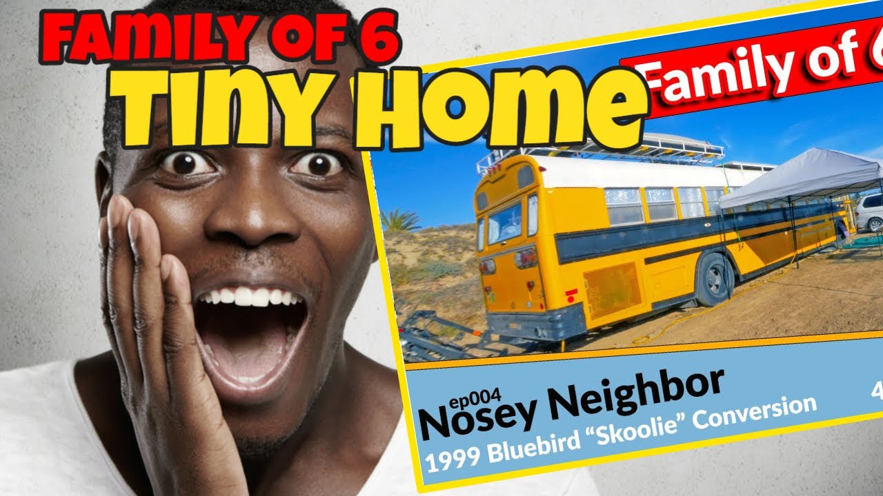 Family of 6 Living in Tiny Home School Bus Tour