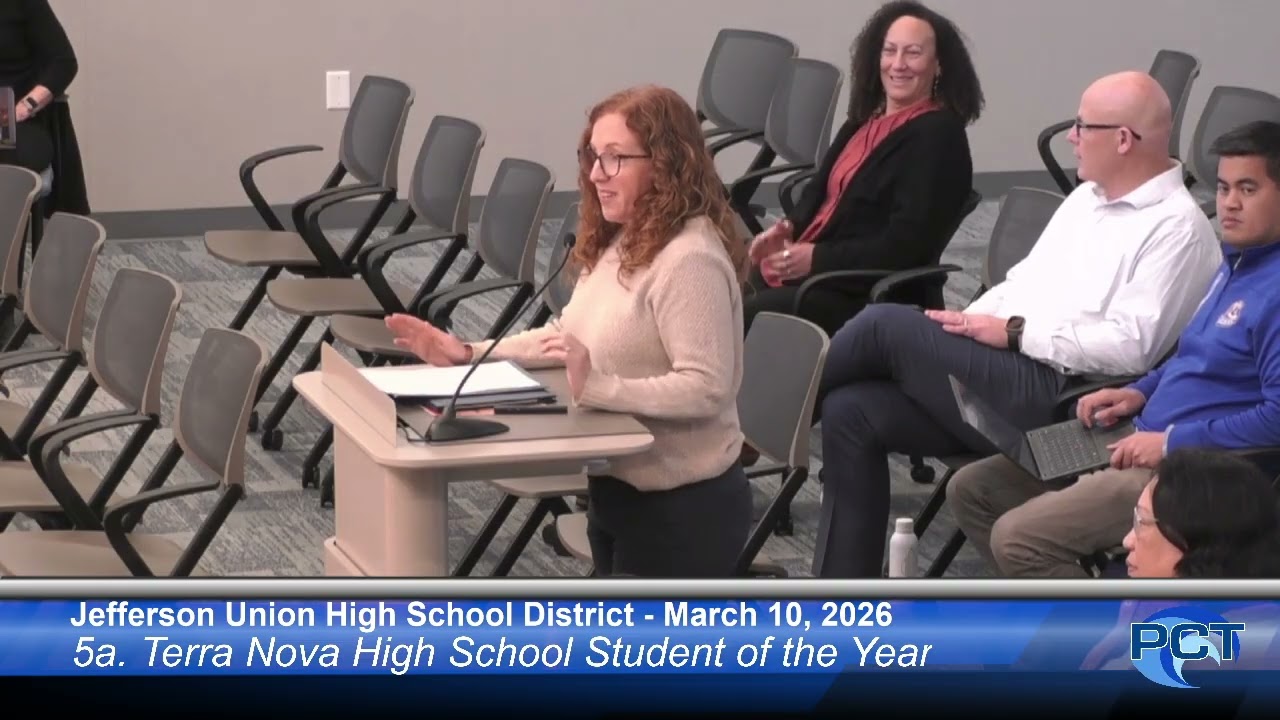 JUHSD 3/10/26 Part 1 - Jefferson Union High School District Meeting - March 10, 2026