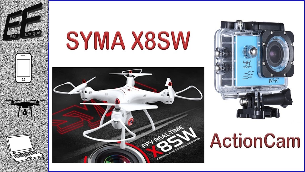 Syma x8sw Camara Derportiva tipo GoPro
