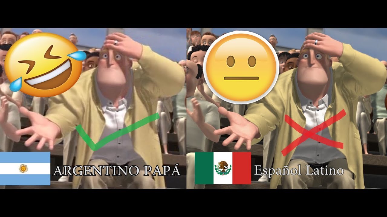 |LOS INCREIBLES| ESPAÑOL ARGENTINO VS ESPAÑOL LATINO