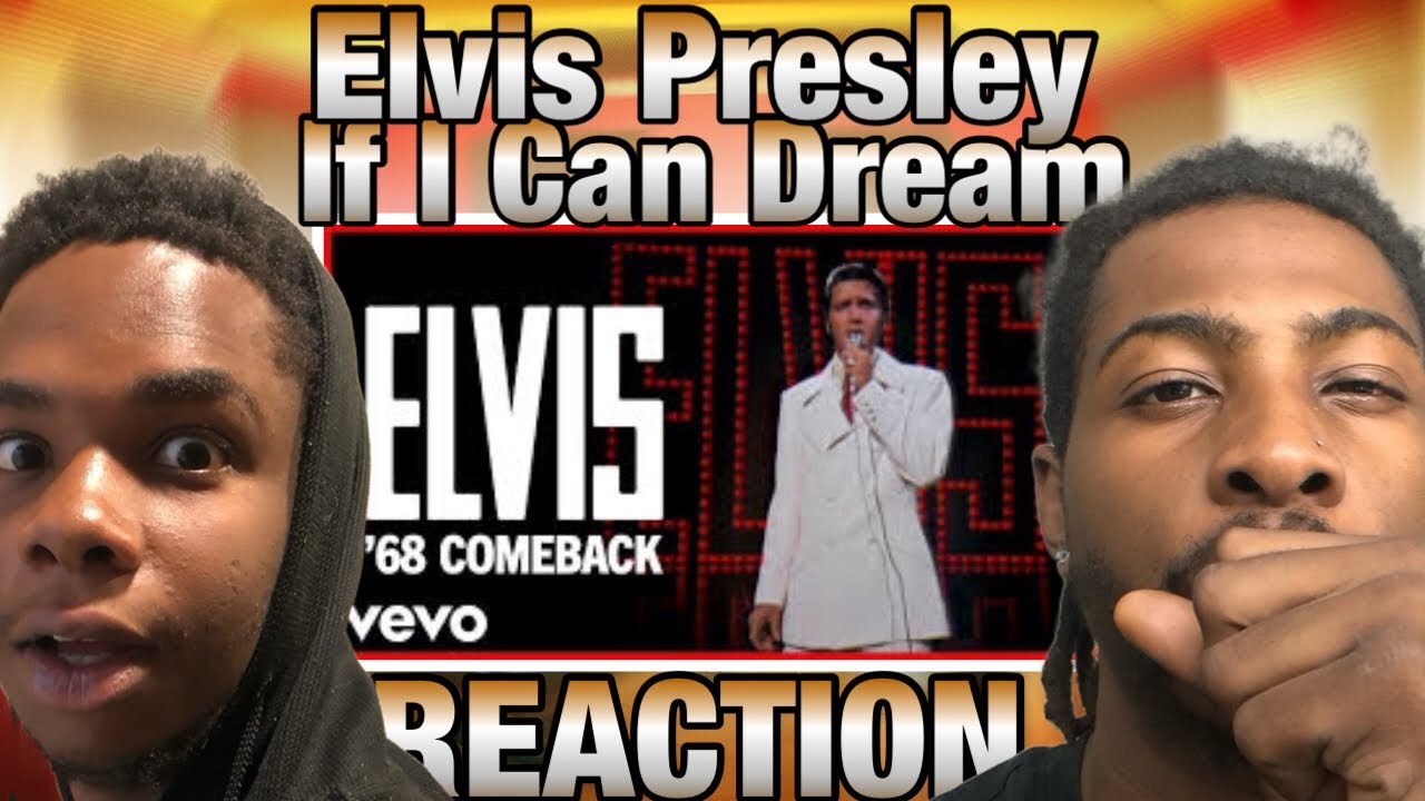 MY 21YR OLD LITTLE BROTHER FIRST TIME HEARING Elvis Presley - If I Can Dream REACTION! HE'S IN SHOCK
