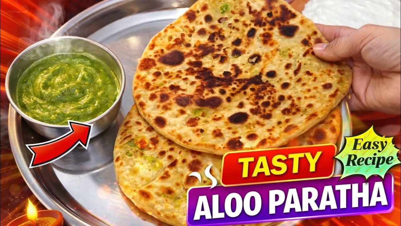 Desi style Aloo Paratha 🙏😋
