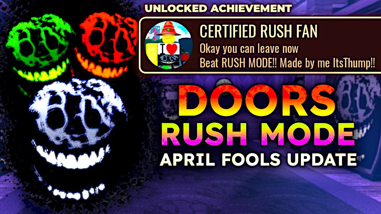 DOORS April Fools UPDATE - RUSH MODE - [Full Walkthrough] ROBLOX