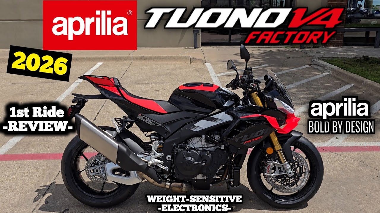 2026 Aprilia Tuono V4 Factory 1st Ride & Review  | Aprilia Perfected the Tuono V4 Factory