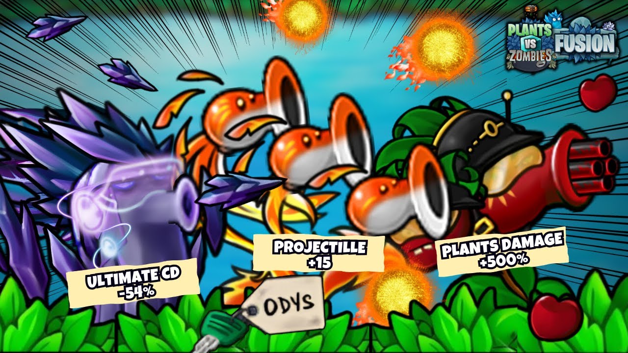 3 COMBO KING TERKUAT DI MODE EVOLUSI BRUTAL ! | Plants vs Zombies Fusion