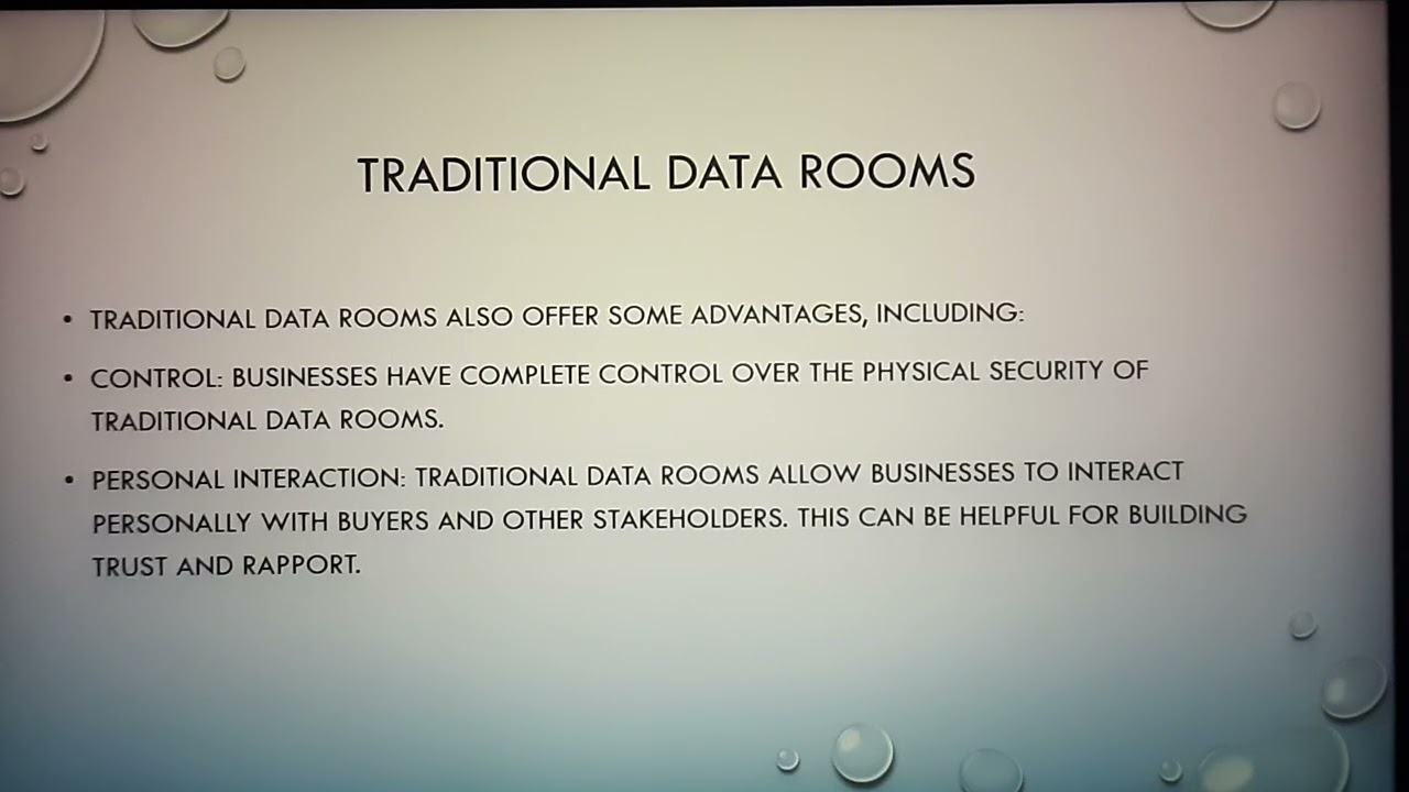 Cloud-Based VDR vs. Traditional Data Rooms: A Comparison