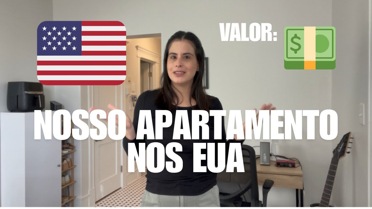 Tour pelo Nosso Apartamento Pequeno e Simples nos EUA 🏡🇺🇸 | Vida em Família
