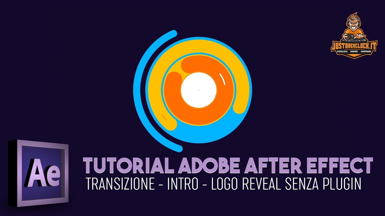 Tutorial After Effect Ita - Intro, transizione o logo reveal 3 in 1