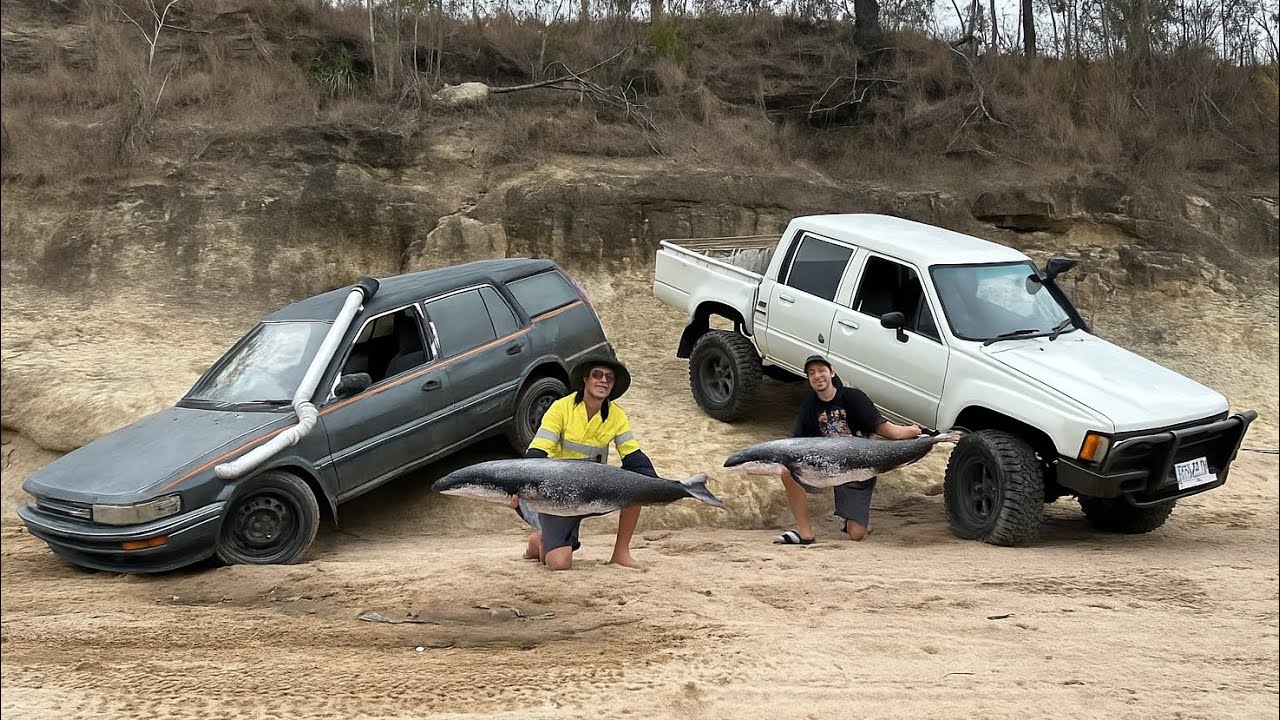 COROLLA против HILUX — ПОЛНЫЙ ПРИВОД И РЫБАЛКА!!!