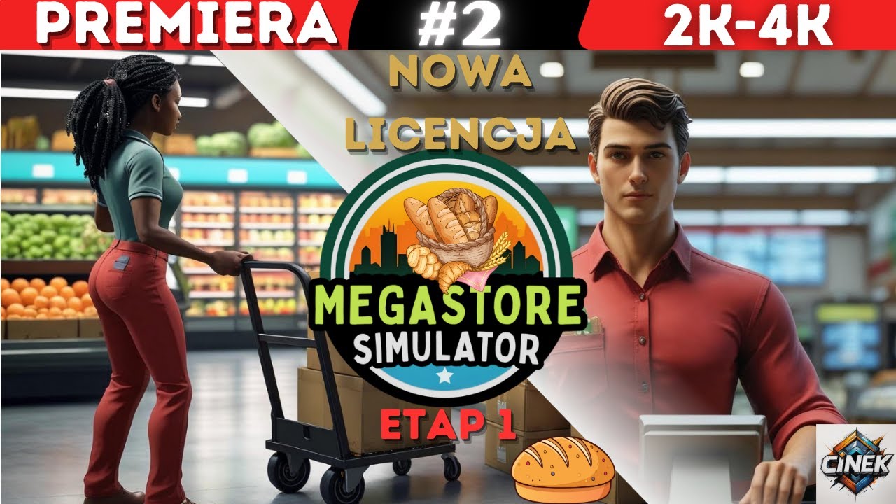 NOWA LICENCJA🥖🍞🫓🥯MEGASTORE SIMULATOR #2 #symulator #simulator #gameplay #letsplay #games