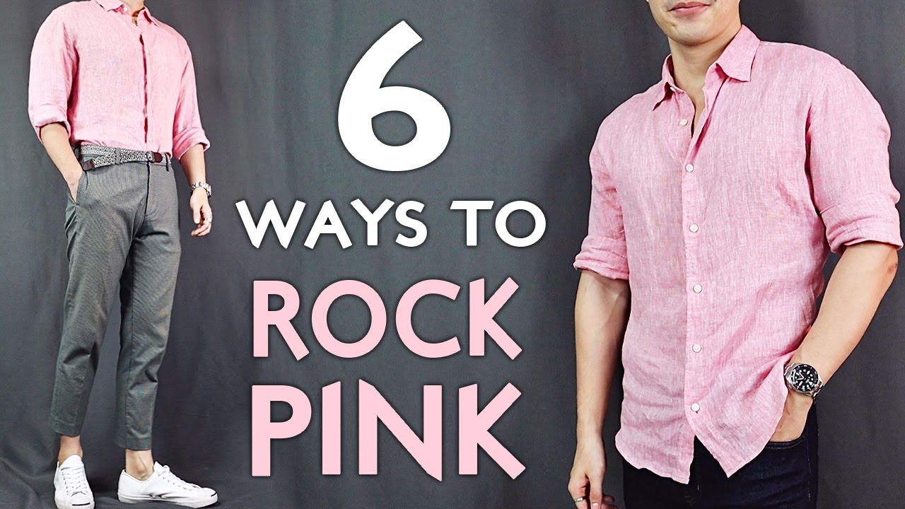How To ROCK Pink | 6 Pink Outfit Ideas For Men