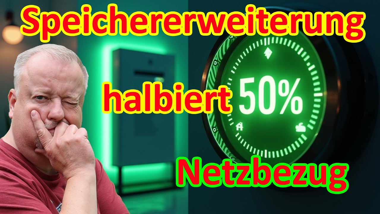 Netzbezug HALBIERT: Lohnt sich ein riesiger Photovoltaik Stromspeicher?