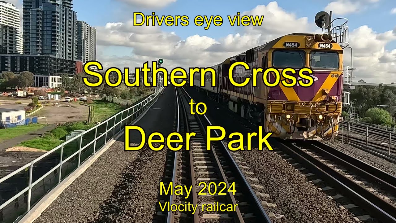 Drivers eye view, Southern Cross to Deer Park, May 2024